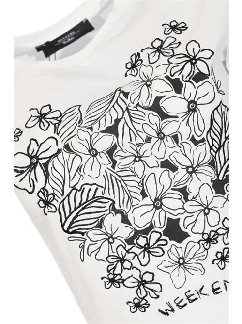 T-shirt WKDBORA in jersey con grafica WEEKEND MAX MARA | 2615971042600003